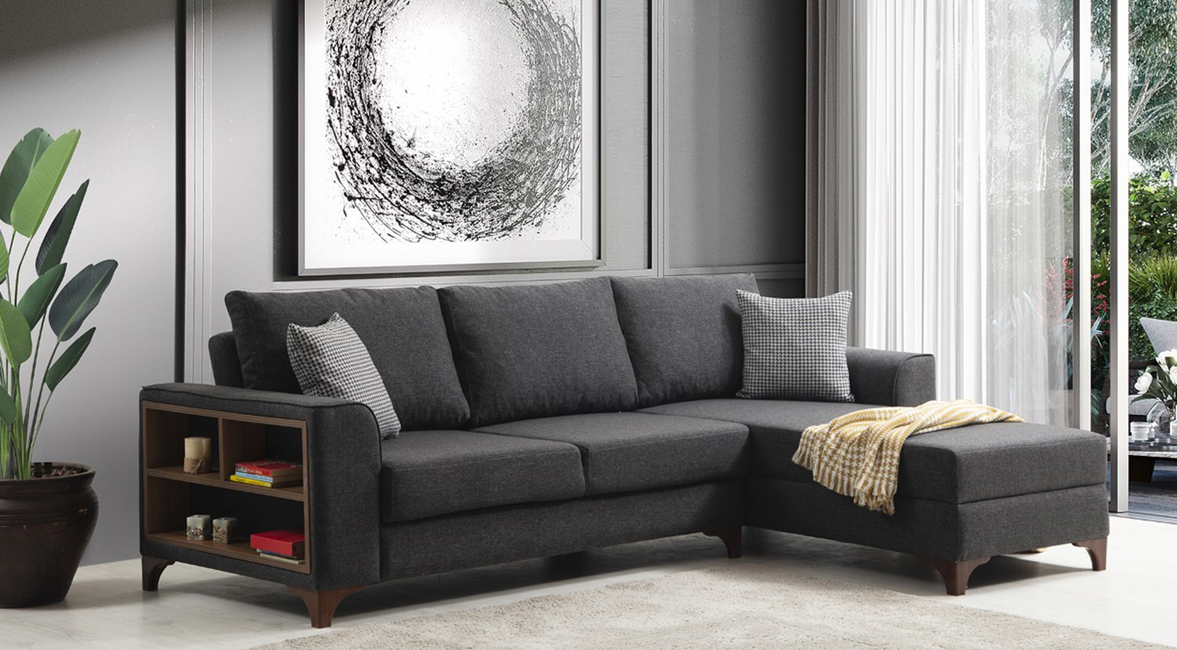 Esadi Yataklı Sandıklı Köşe Koltuk Takımı Yataklı ve Sandıklı Koltuk Takımları