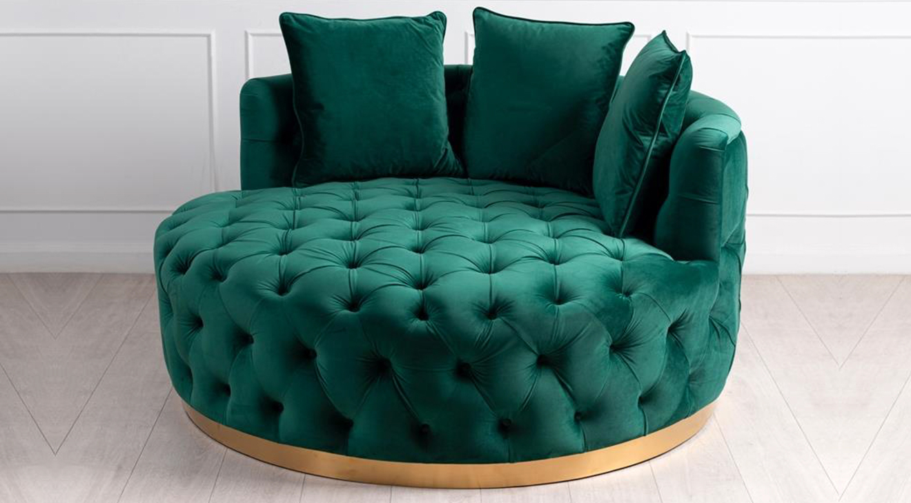 Giza Chester Berjer Tekli Koltuk