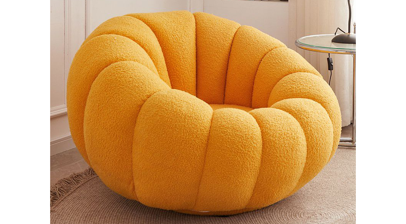 İcon Sarı Berjer Tekli Koltuk