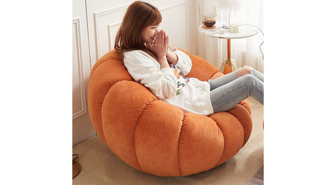 İcon Turuncu Berjer Tekli Koltuk