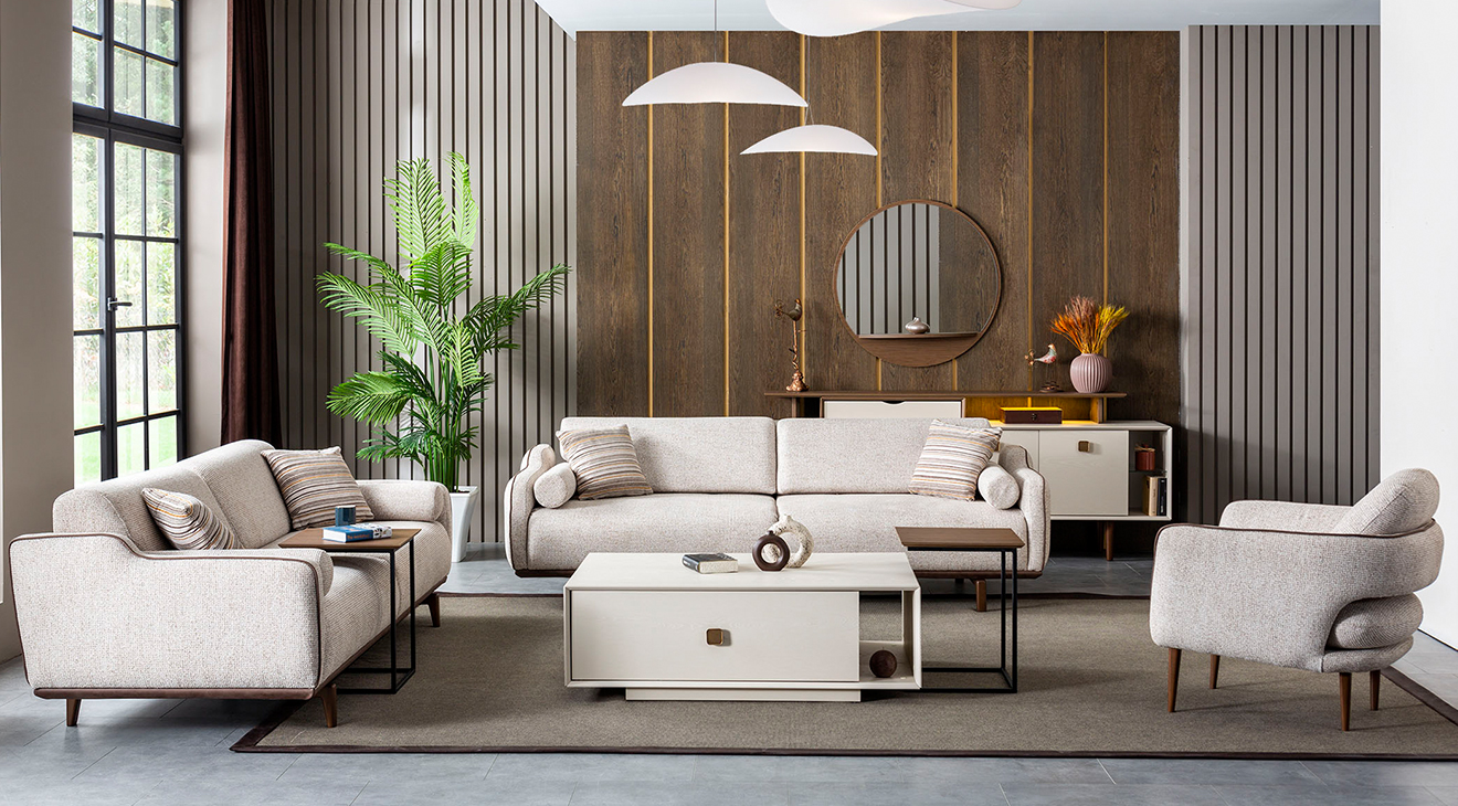 Orjin Yataklı Modern Koltuk Takımı Modern Koltuk Takımı