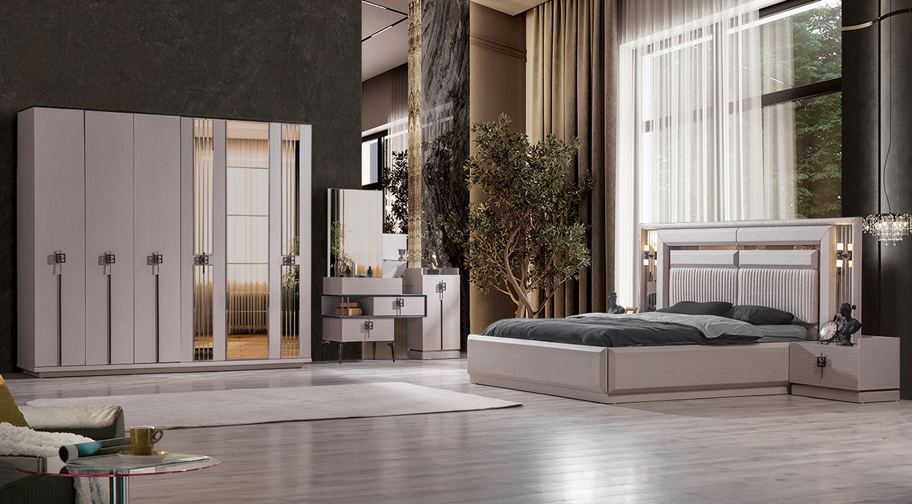 Alfa 6 Kapaklı Yatak Odası Takımı Yatak Odası