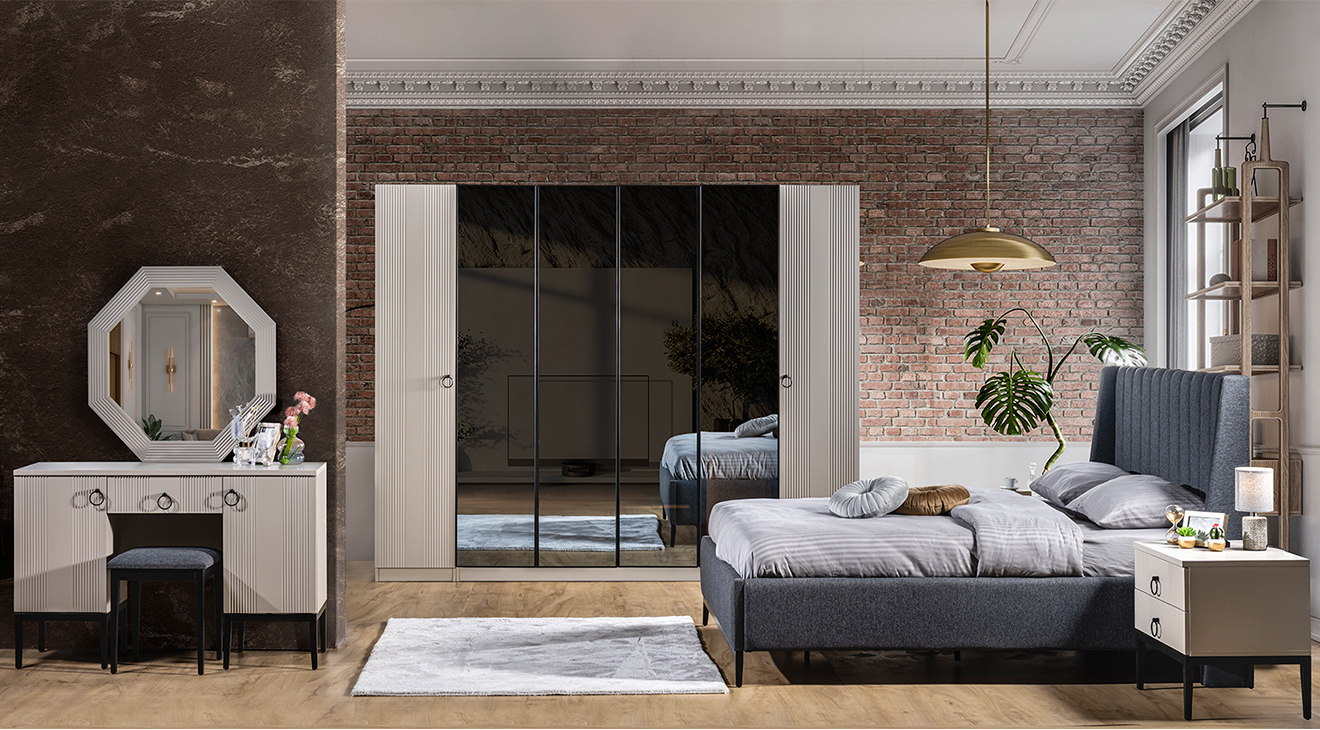 Mass 6 Kapaklı Yatak Odası Takımı Yatak Odası