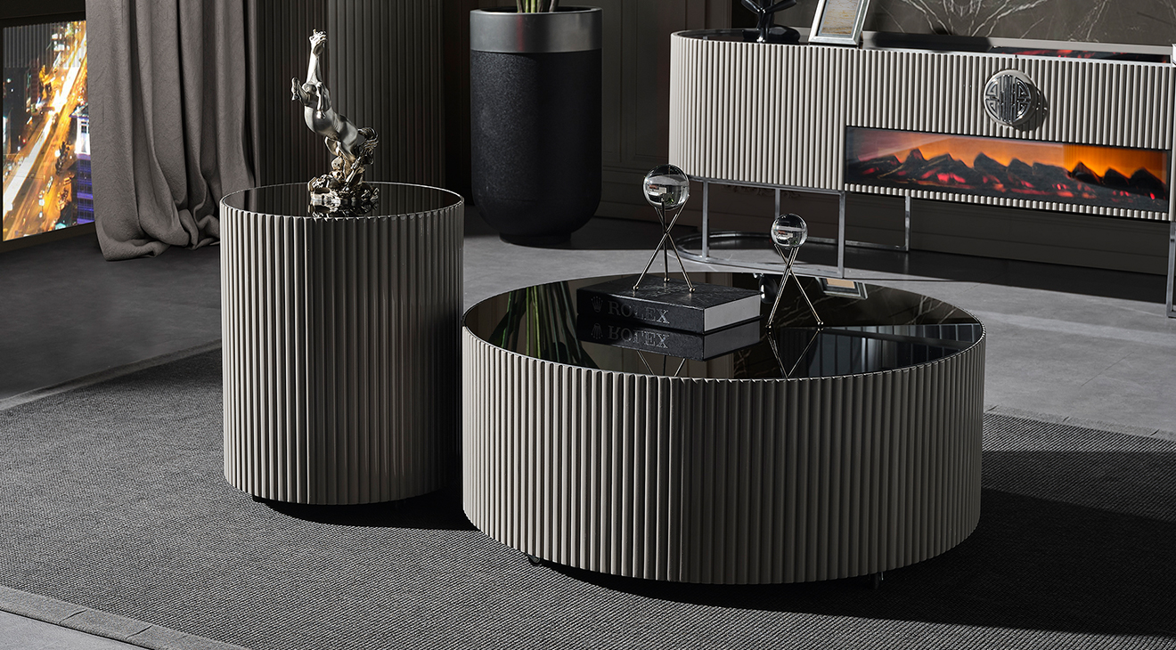 Gucci Duman Grisi Sehpa Sehpa ve Aksesuar