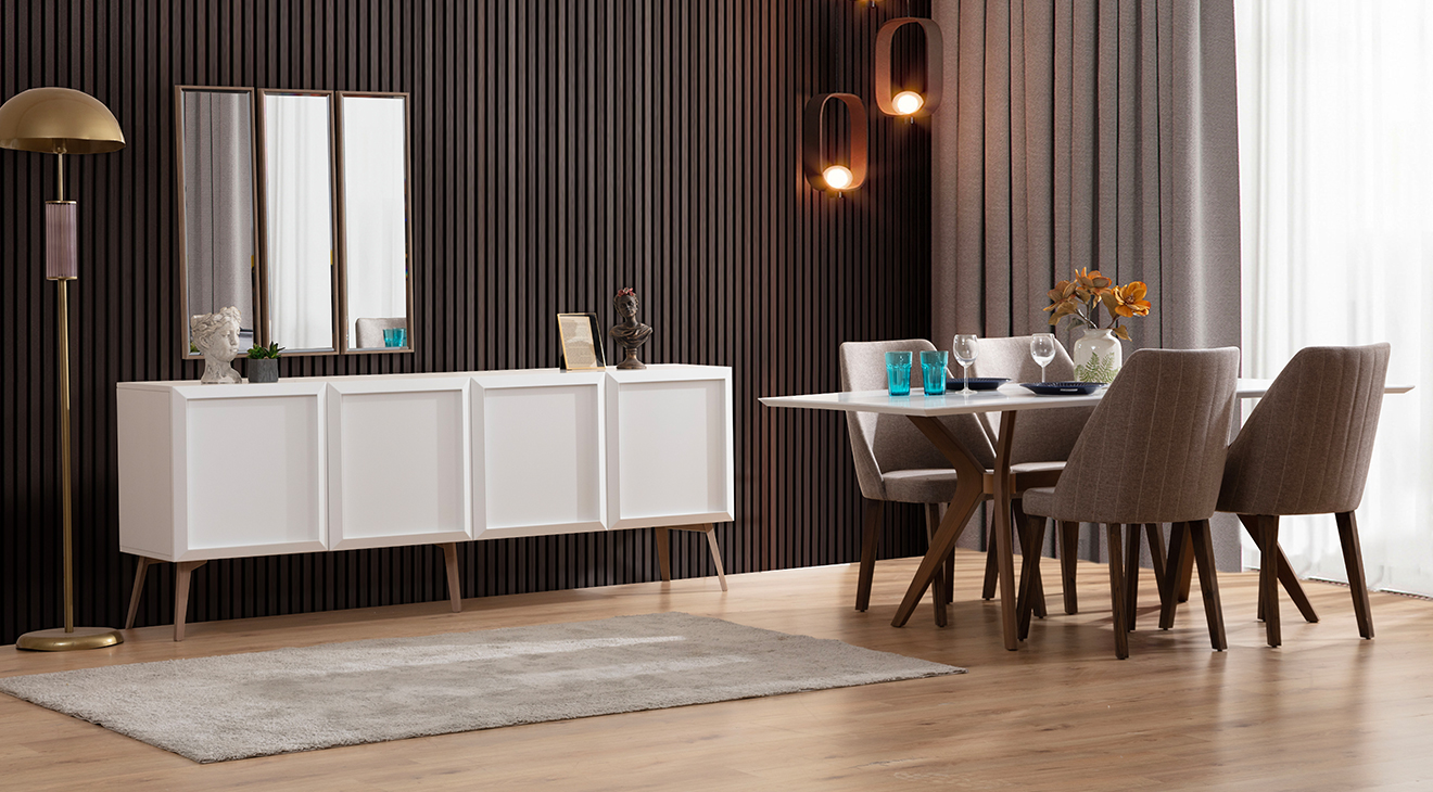 Soprano Modern Yemek Odası Takımı Yemek Odası