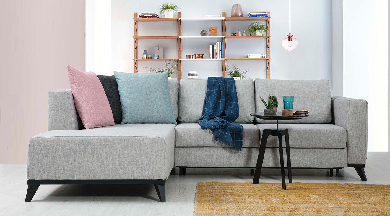 Sahra Yataklı Sandıklı Köşe Koltuk Takımı Yataklı ve Sandıklı Koltuk Takımları