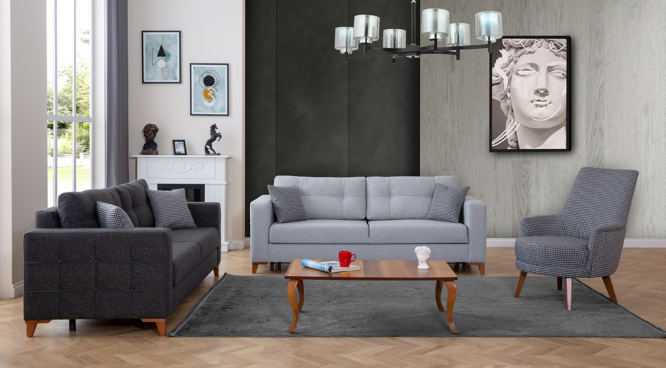 Alya Yataklı Sandıklı Koltuk Takımı Yataklı Koltuk Takımları