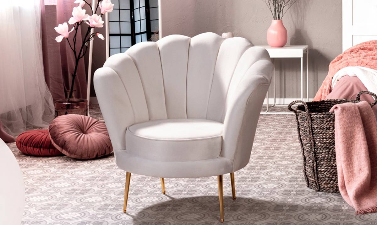 Alaçatı Beyaz Berjer Tekli Koltuk