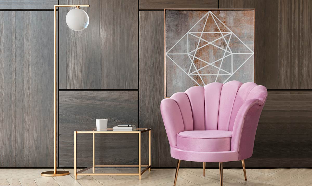 Alaçatı Pembe Berjer Tekli Koltuk