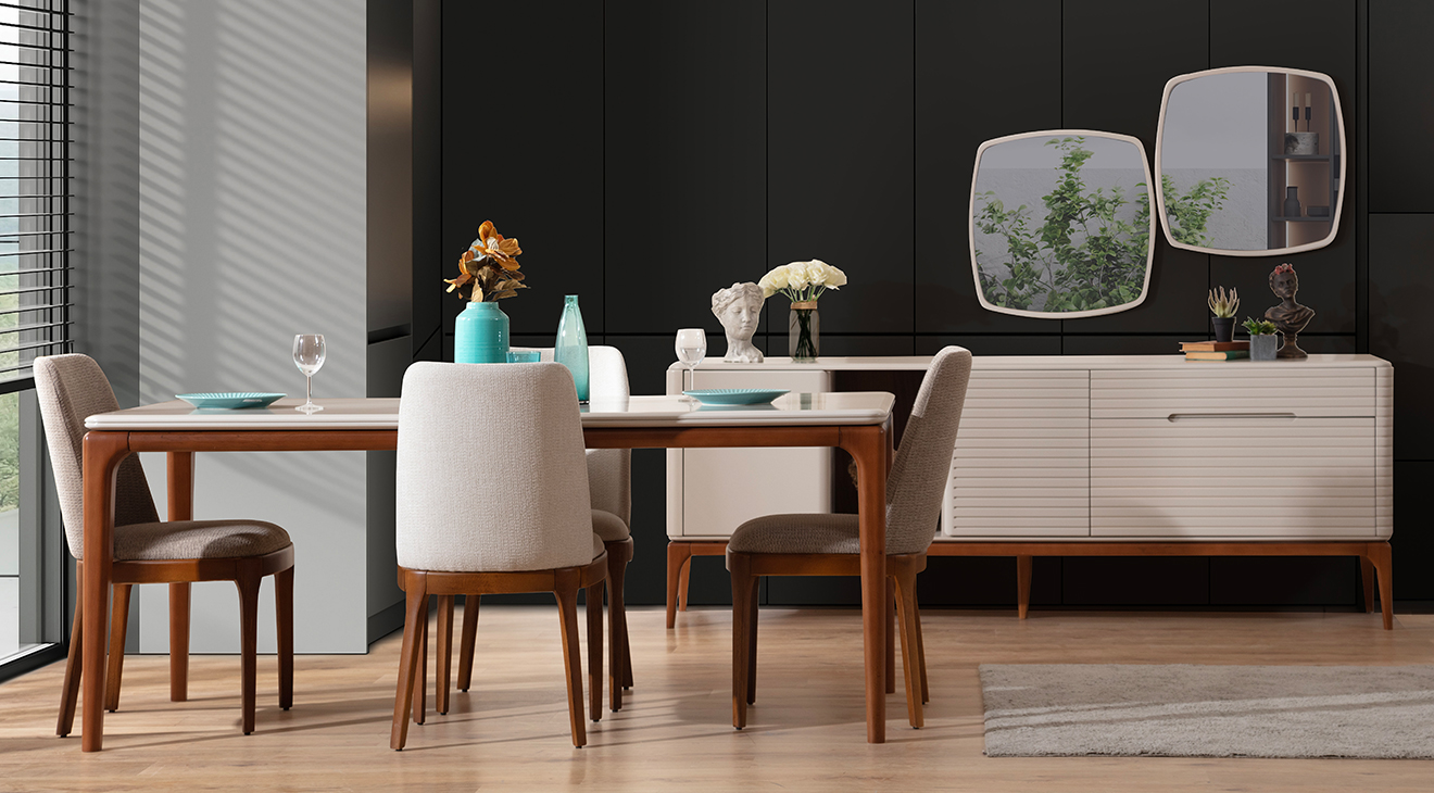 İnci Modern Yemek Odası Takımı Yemek Odası