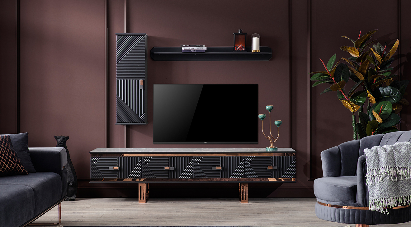 Quatro Q1 Antrasit Tv Ünitesi TV Ünitesi