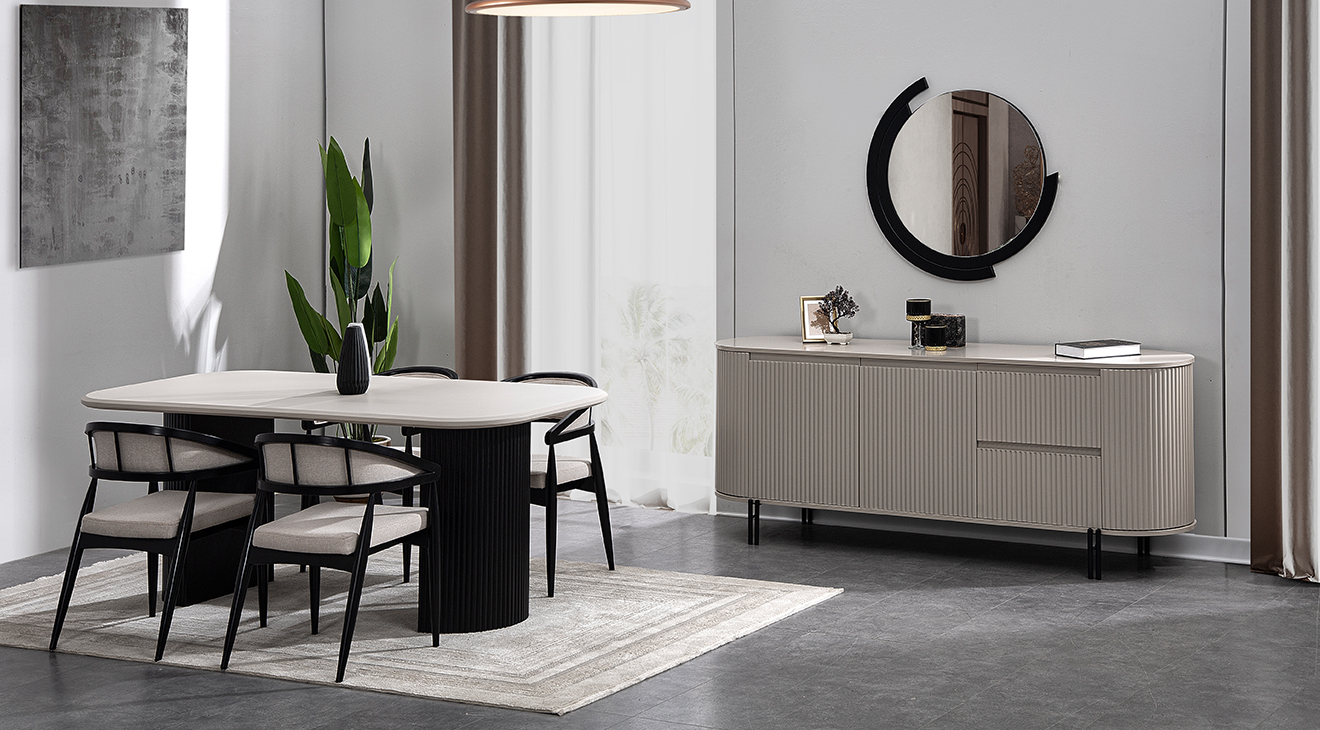 Petra Modern Yemek Odası Takımı Yemek Odası