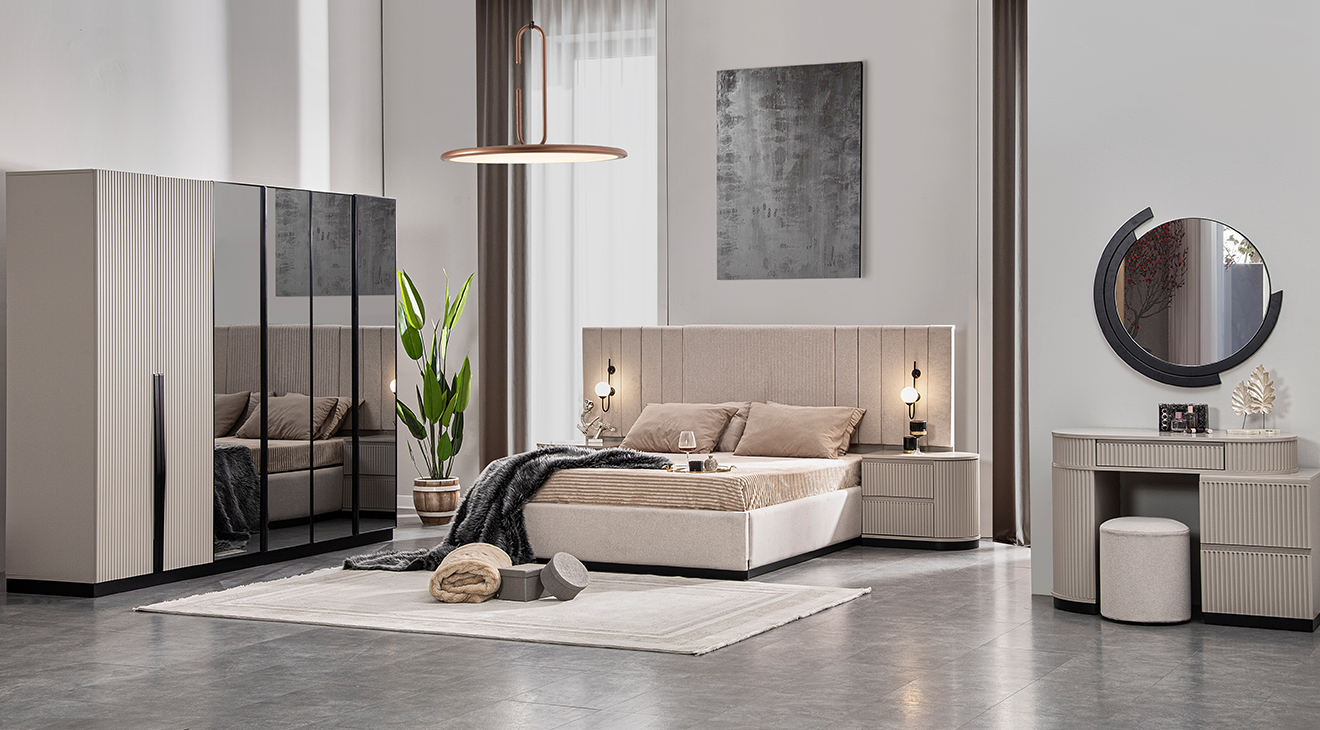 Petra 6 Kapaklı Yatak Odası Takımı Yatak Odası