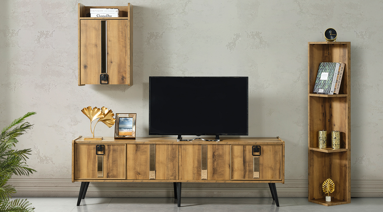 Mira Ceviz Tv Ünitesi TV Ünitesi