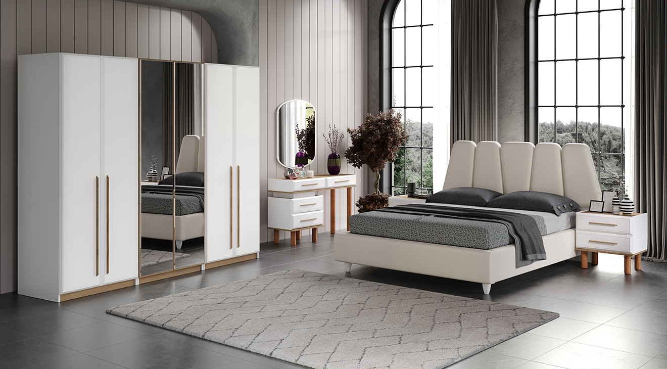 Çamlıca 6 Kapaklı Yatak Odası Takımı Yatak Odası