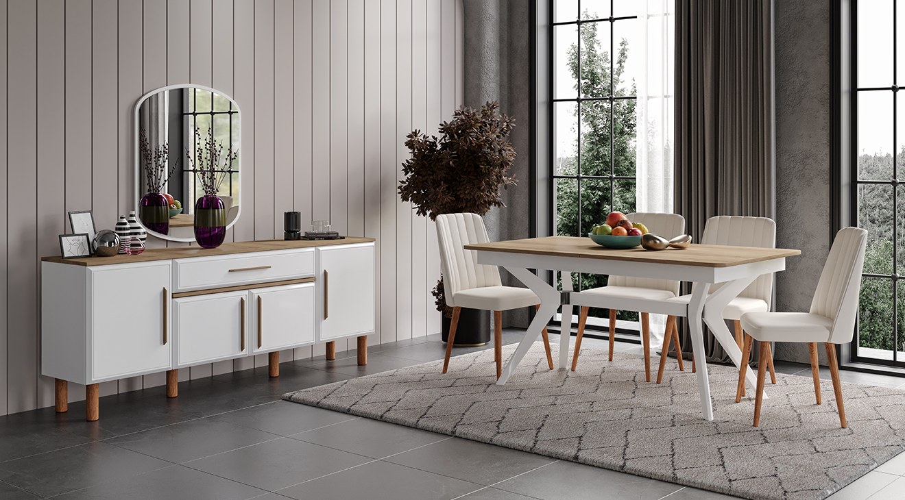 Çamlıca Yemek Odası Takımı Yemek Odası