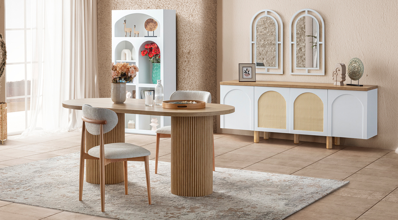 Siena Aytaşı Yemek Odası Takımı Yemek Odası