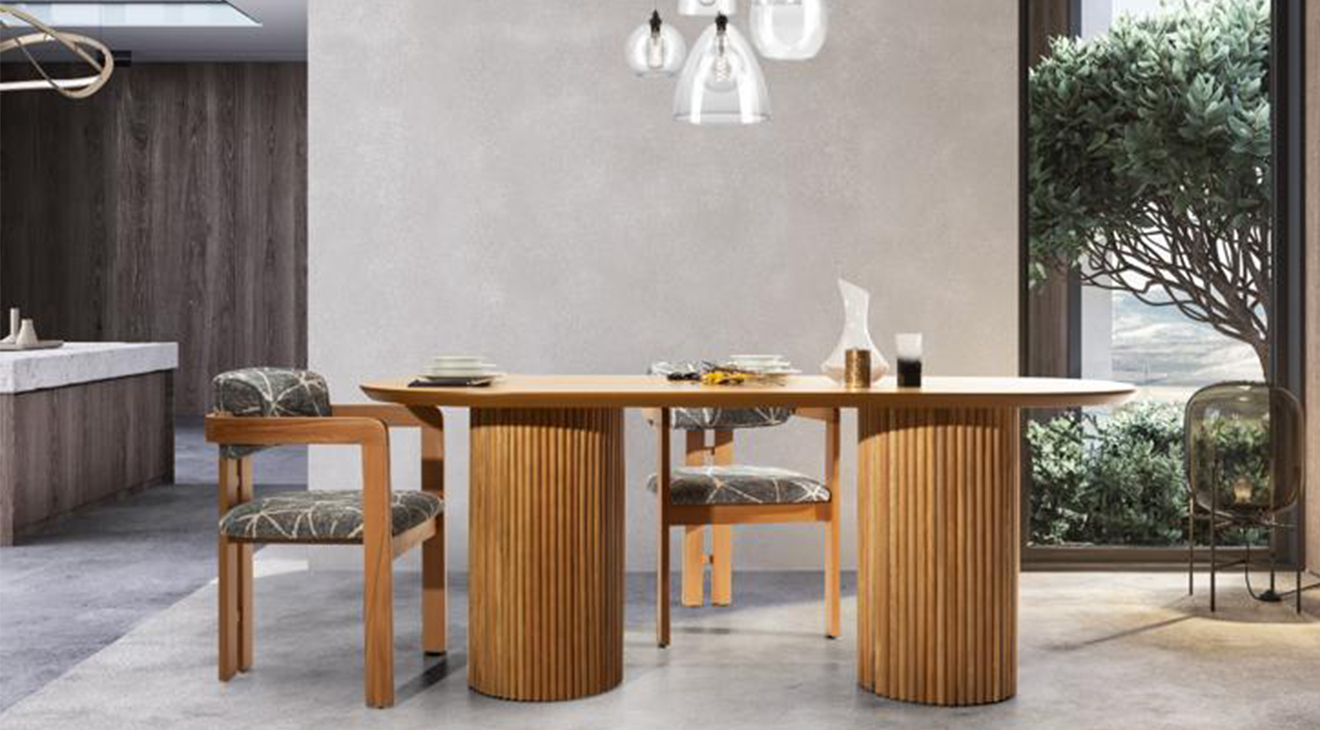 Beldad Ceviz Yemek Masası Takımı Yemek Masası Takımı