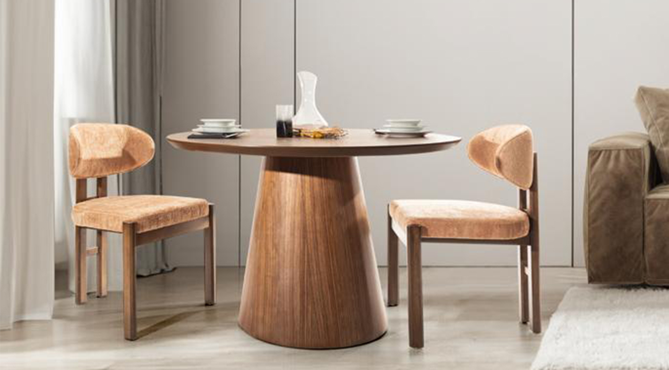 Enigma Ceviz Kafe Masası Takımı Mutfak Masa Takımları