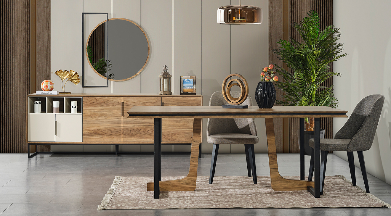 Asya Modern Yemek Odası Takımı Yemek Odası