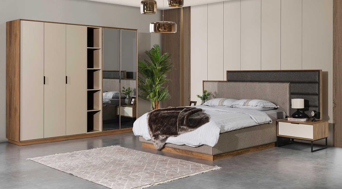 Asya 6 Kapaklı Yatak Odası Takımı