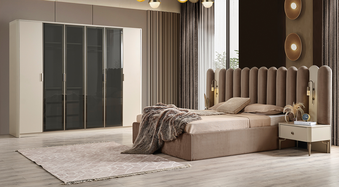 Milano 6 Kapaklı Yatak Odası Takımı Yatak Odası