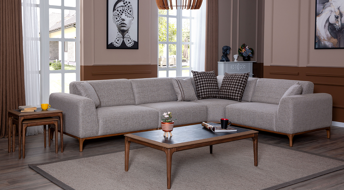 İnci Yataklı Köşe Koltuk Takımı Yataklı KöşeTakımları