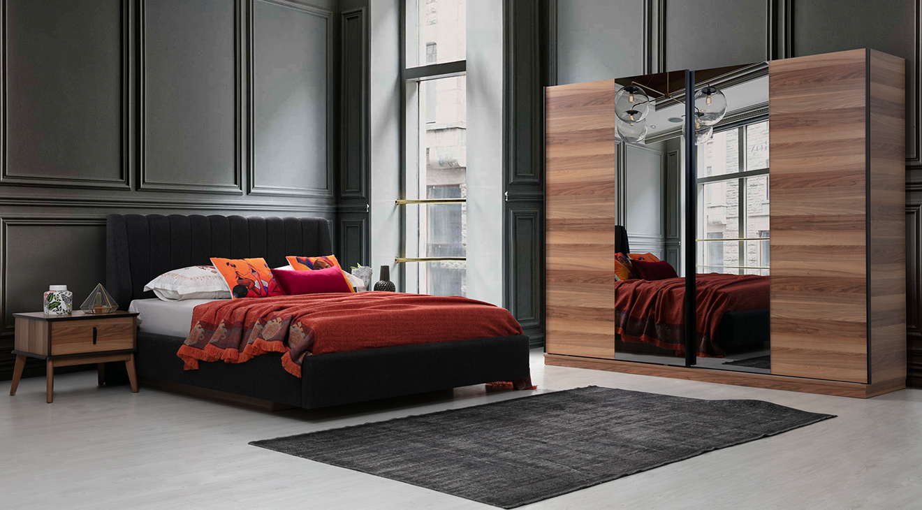 Oslo Sürgü Kapaklı Yatak Odası Takımı Yatak Odası