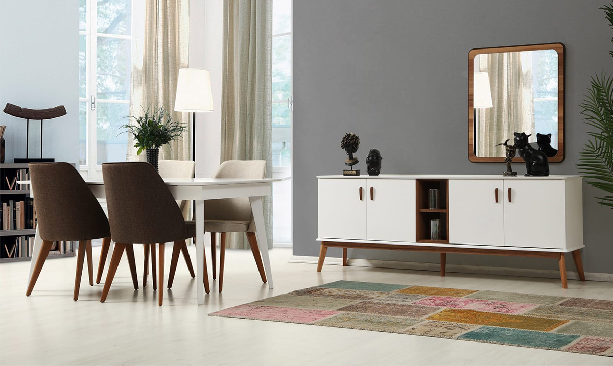 Oslo Aytaşı Yemek Odası Takımı Yemek Odası