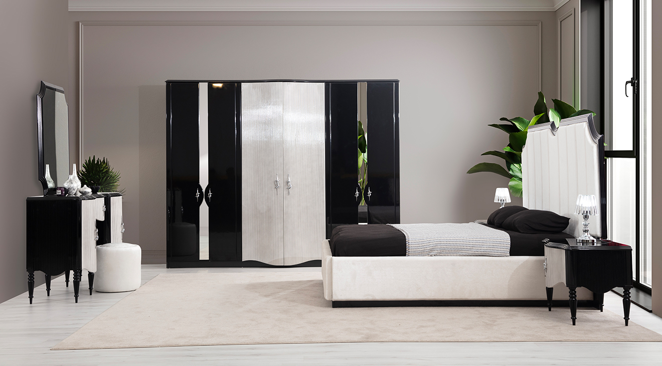 Maserati 6 Kapaklı Yatak Odası Takımı Yatak Odası