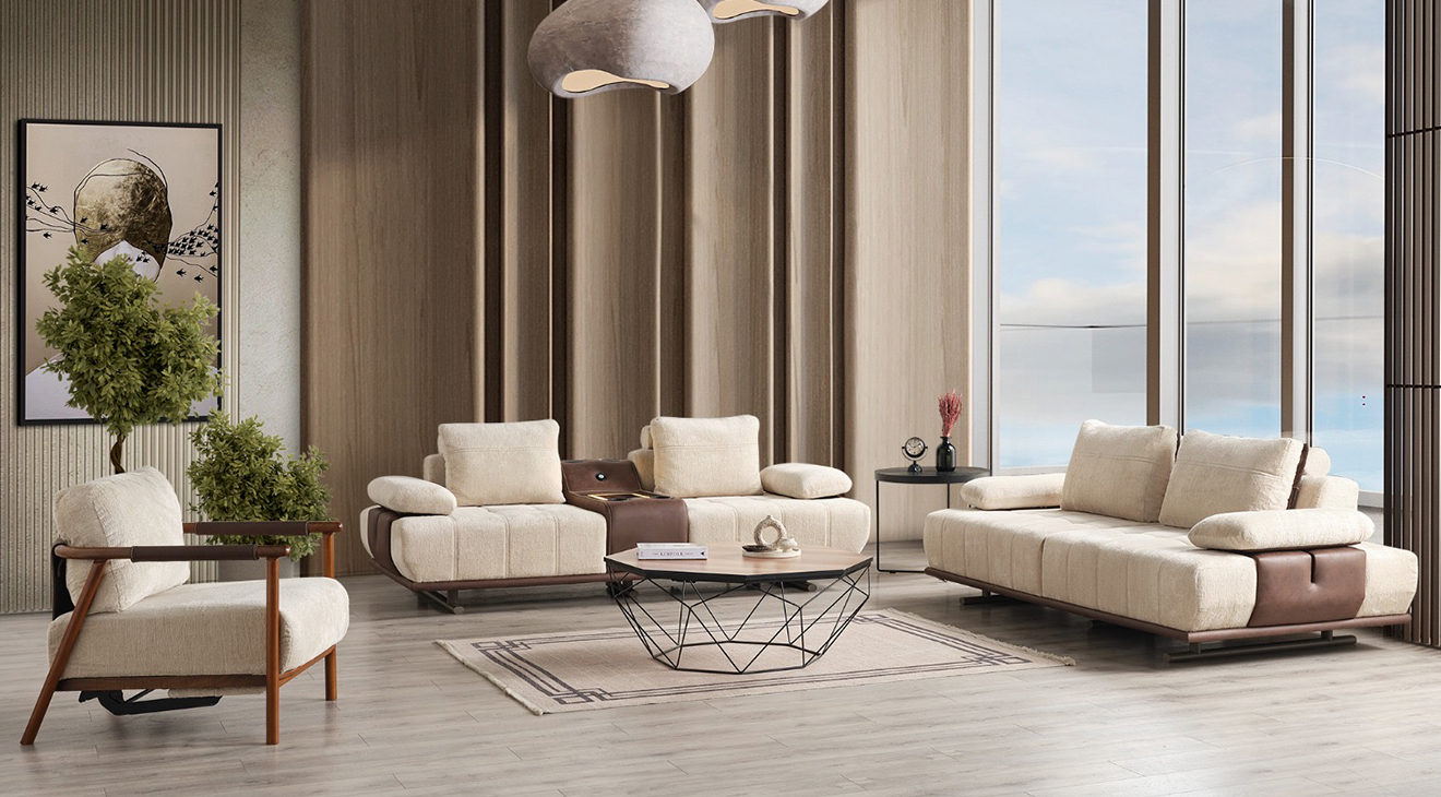 Pablo Ses Sistemli Modern Koltuk Takımı Modern Koltuk Takımı