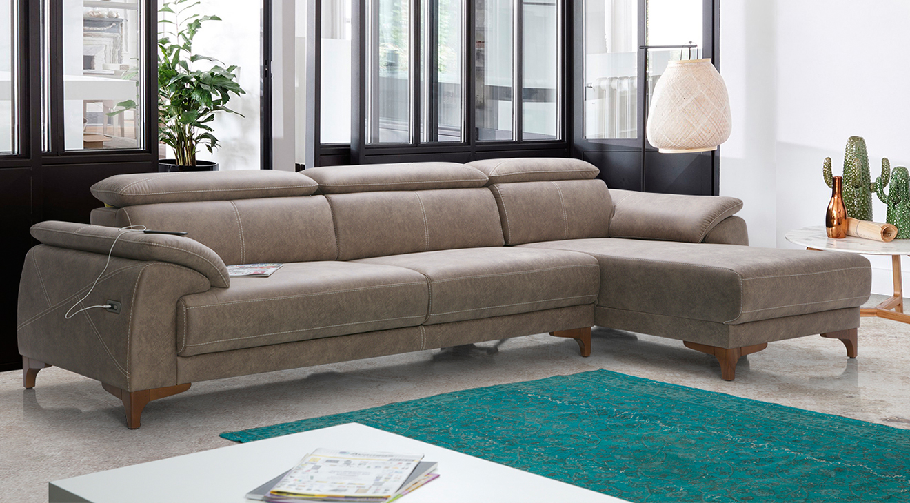 Oscar Relax Motorlu USB Girişli Köşe Koltuk Takımı 1 Motorlu Köşe Takımları