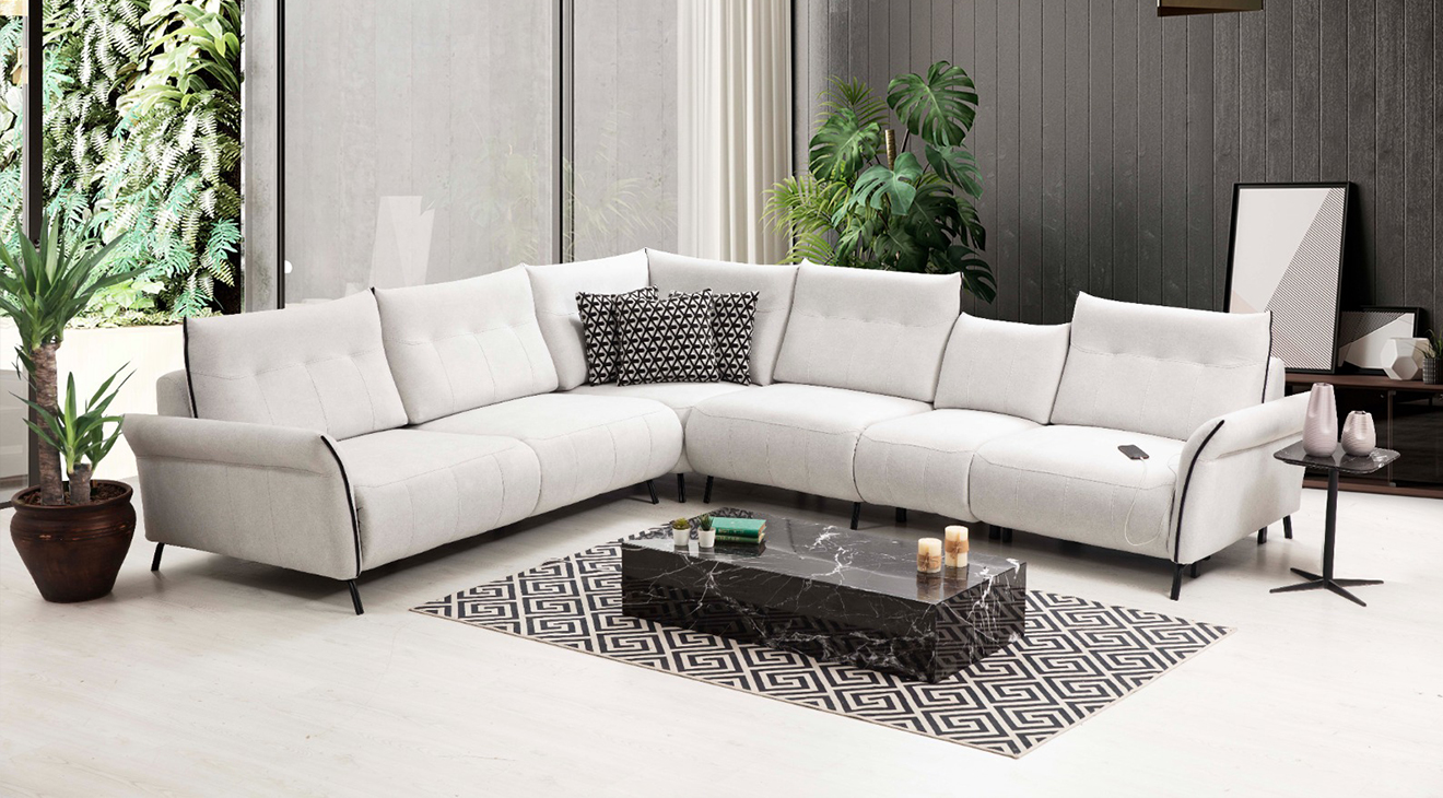 Mozart Ses Sistemli Köşe Koltuk Takımı Köşe Koltuk