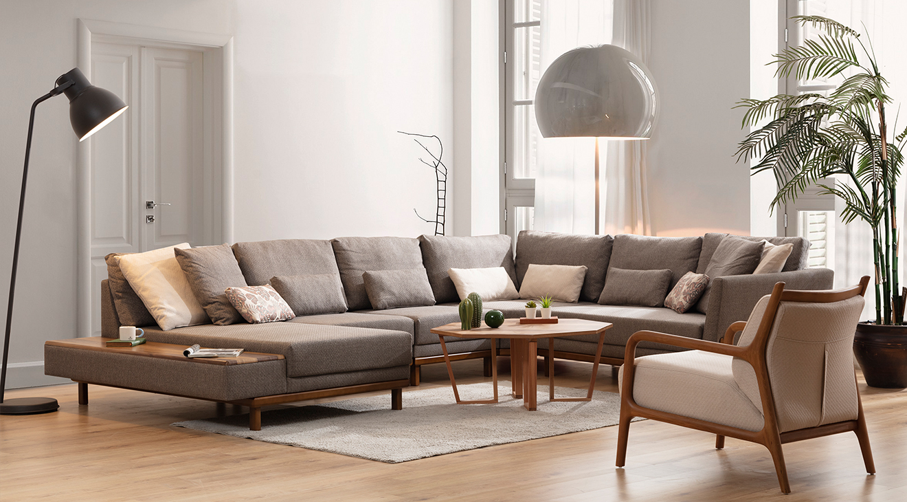 Argemon Sehpalı Modern Köşe Koltuk Takımı Modern Köşe Takımları