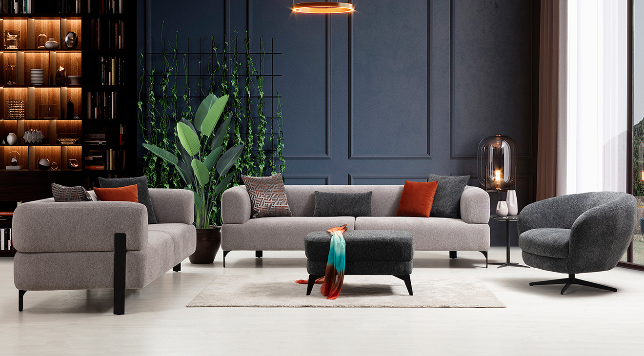 Cratos Metal Ayaklı Koltuk Takımı Koltuk Takımı