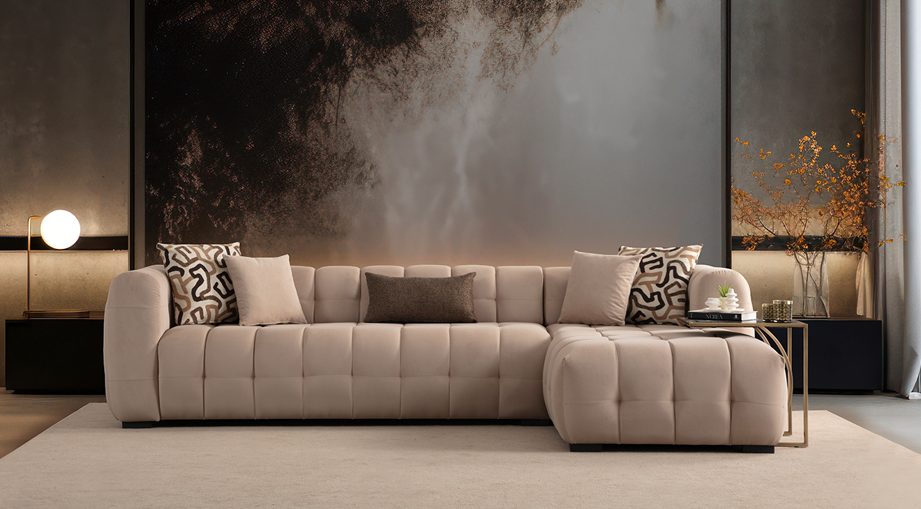 Estanze Modüler Köşe Koltuk Takımı Köşe Koltuk