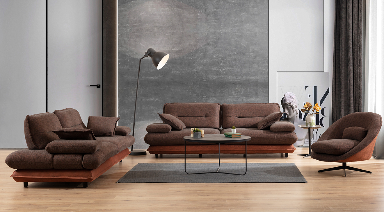 Gradyan Model Yataklı Modern Koltuk Takımı Modern Koltuk Takımı