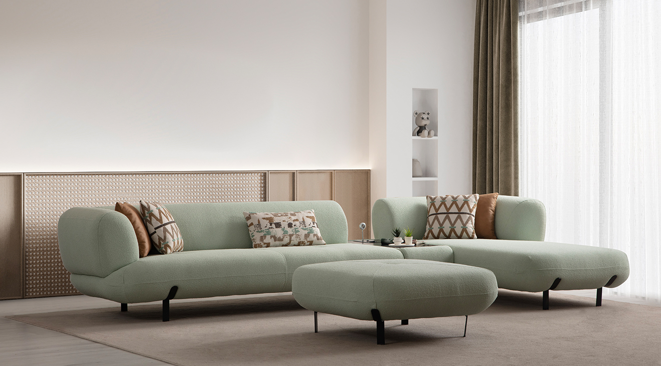 Manetti Relaks Modern Köşe Koltuk Takımı Modern Köşe Takımları