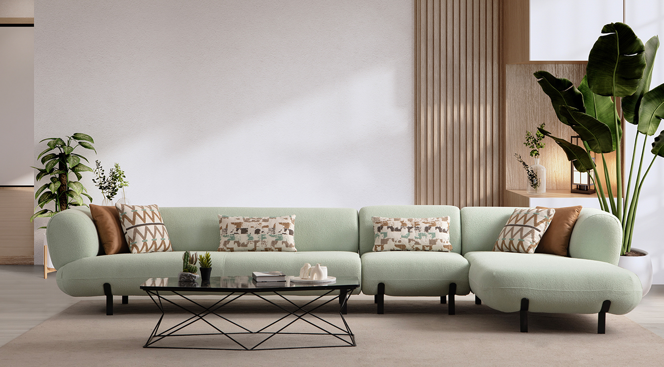 Manetti Orta Köşe Koltuk Takımı Köşe Koltuk