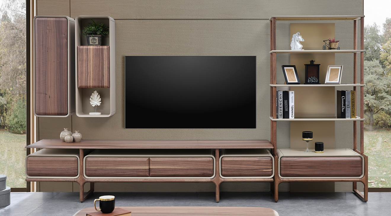 Vega Ceviz Tv Ünitesi TV Ünitesi