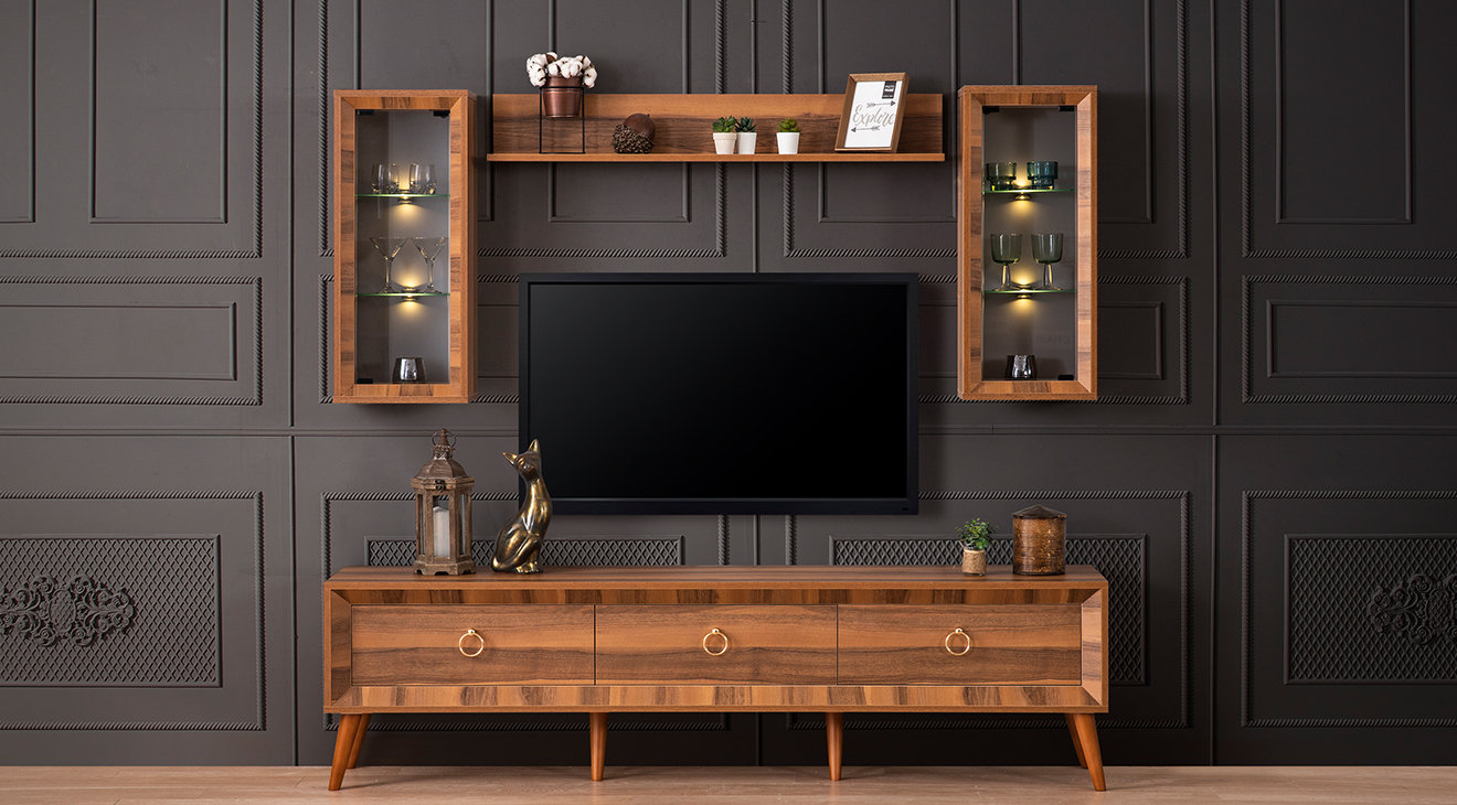 Pera Ceviz Tv Ünitesi TV Ünitesi