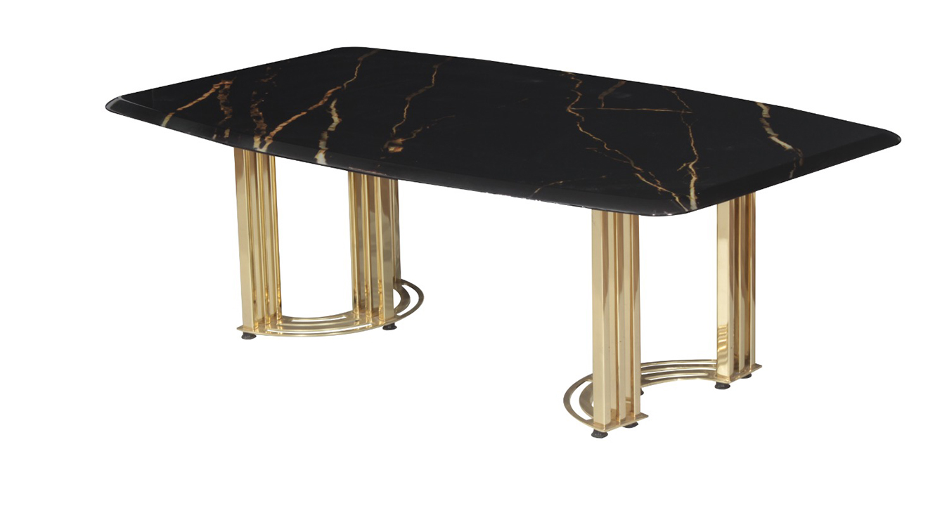 Olivia Gold Metal Ayaklı Masa Masa Sandalye