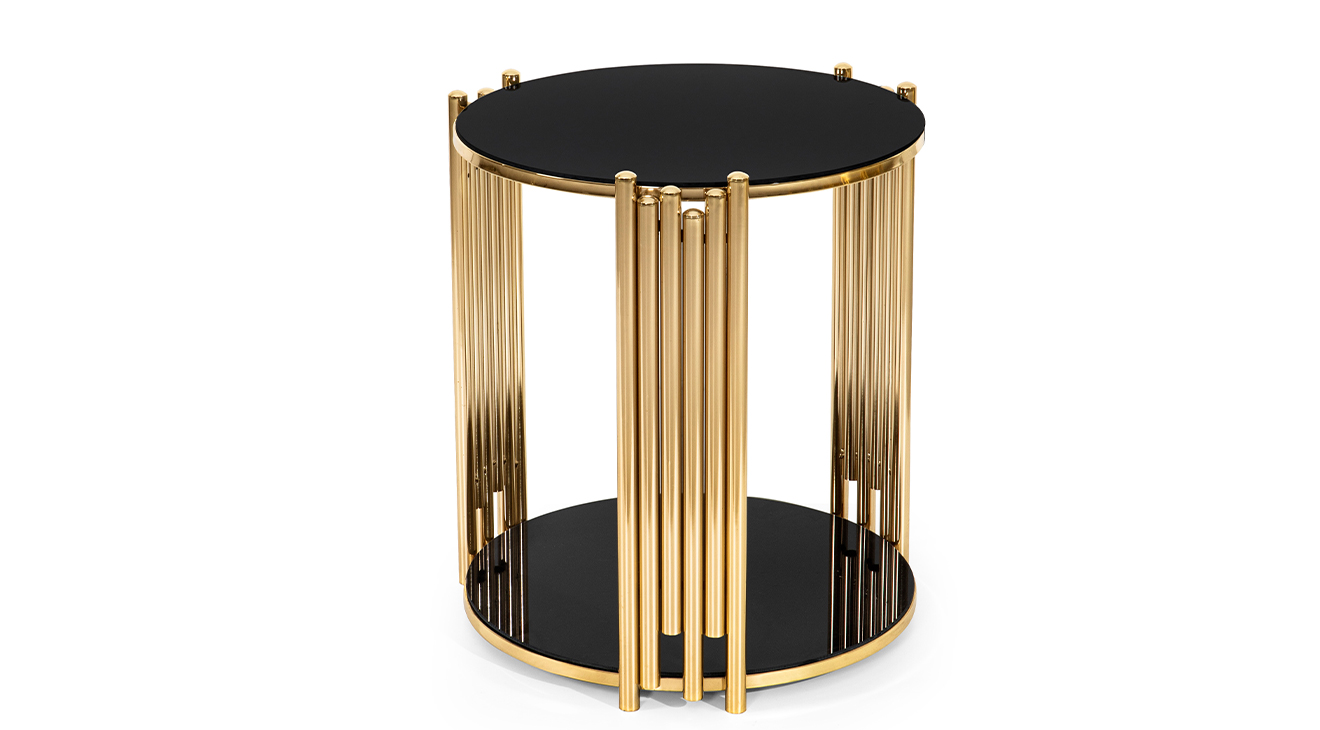 Side Gold Yan Sehpa Yan Sehpa