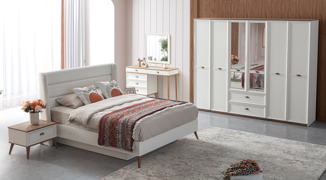 Ada 6 Kapaklı Yatak Odası Takımı Yatak Odası