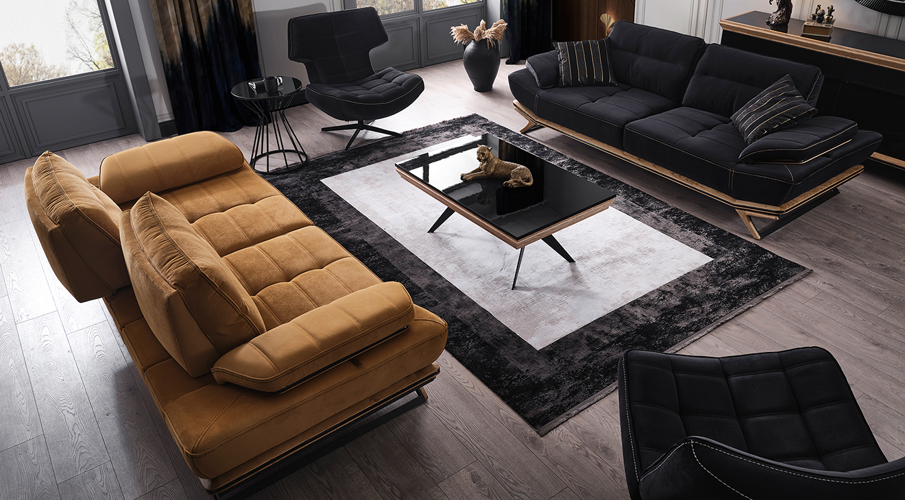 Wow Yataklı Metal Ayaklı Koltuk Takımı 3