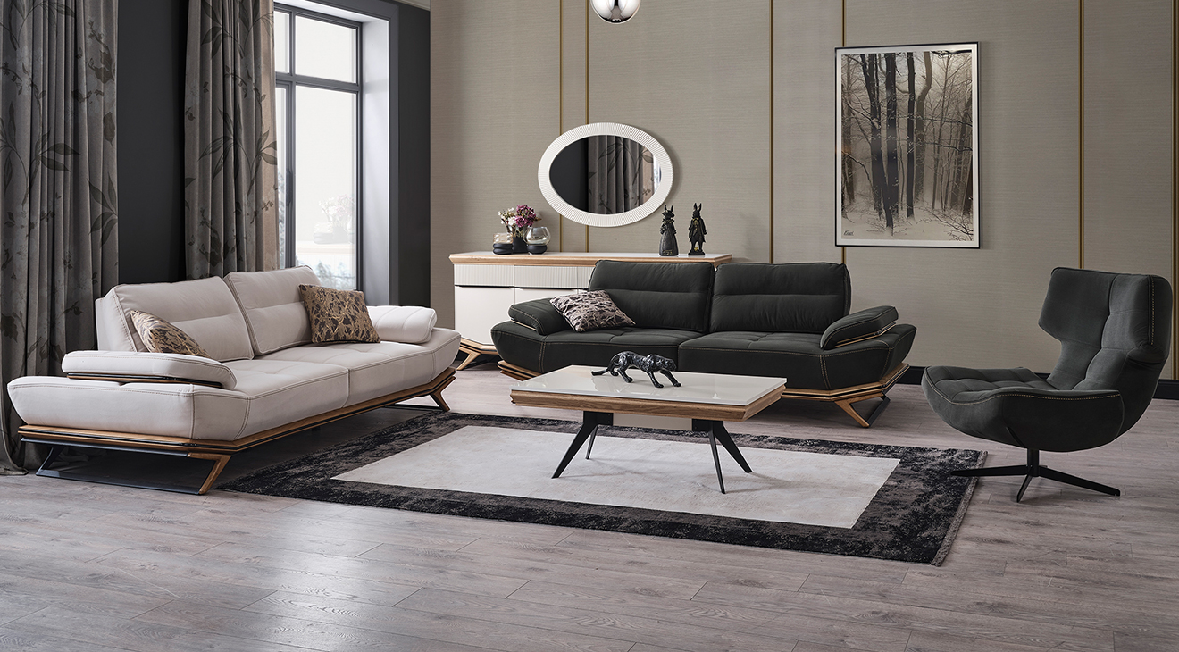 Wow Yataklı Metal Ayaklı Koltuk Takımı 4 Yataklı Koltuk Takımları