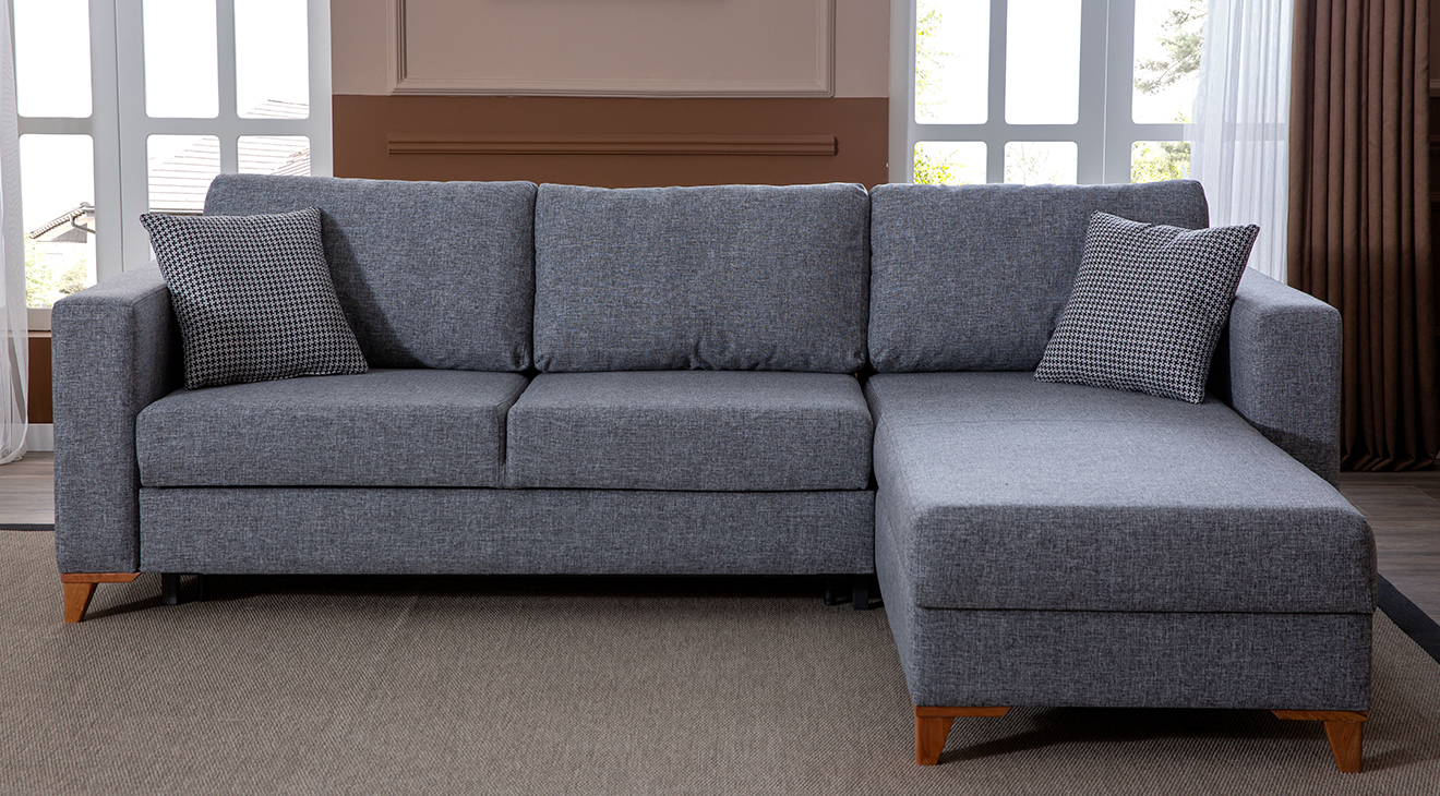 Deniz Yataklı Sandıklı Köşe Koltuk Takımı Yataklı ve Sandıklı Koltuk Takımları