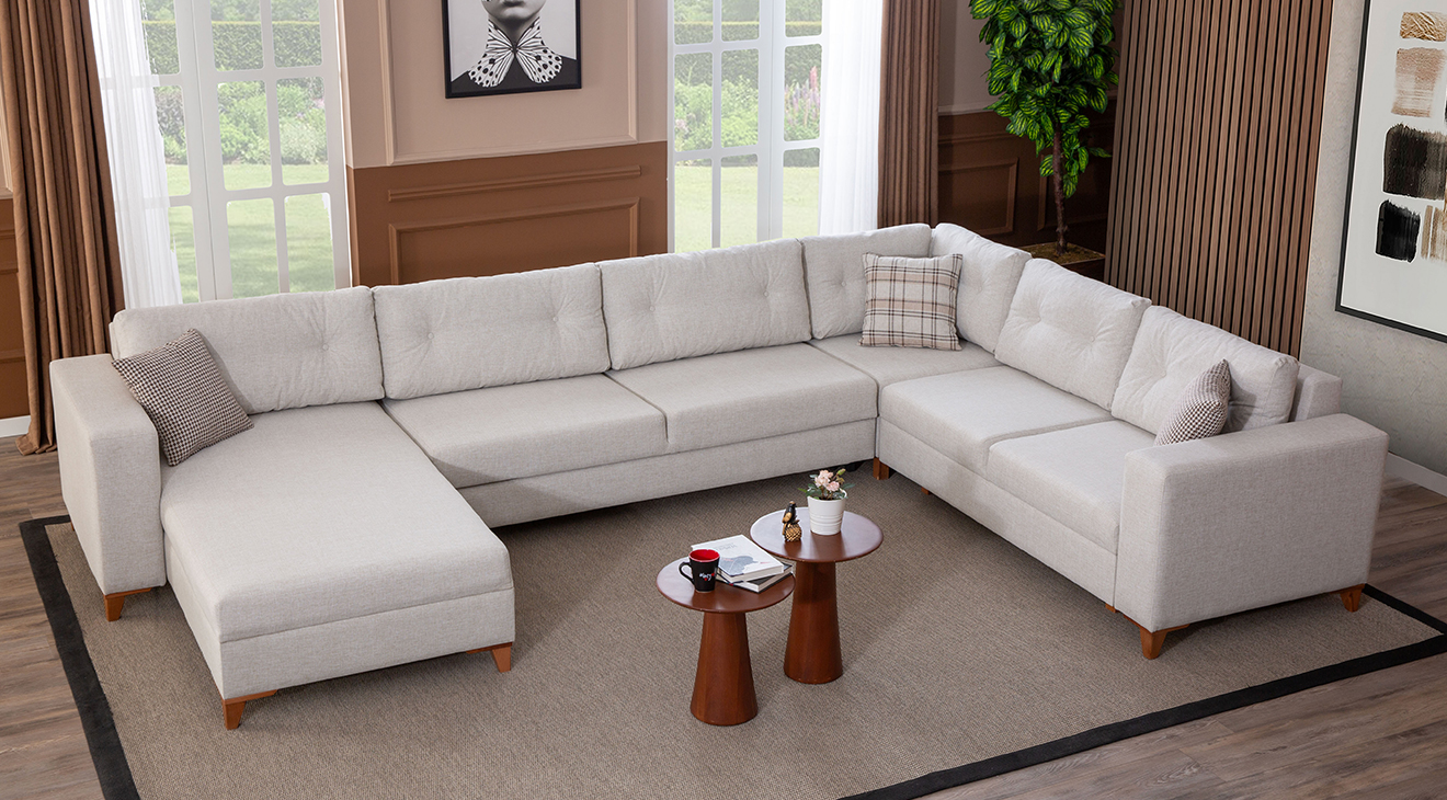 Kumsal U Köşe Koltuk Takımı Köşe Koltuk