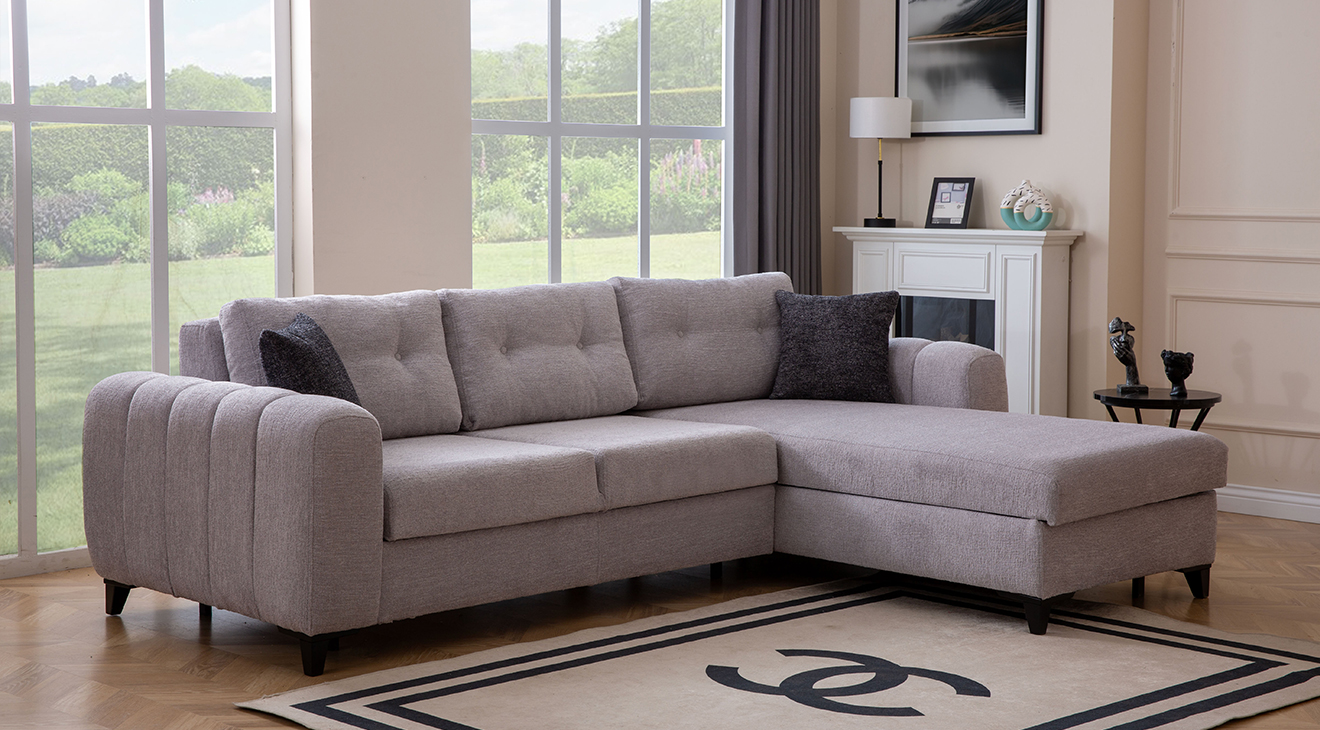 Cemre Yataklı Sandıklı Köşe Koltuk Takımı Yataklı ve Sandıklı Koltuk Takımları