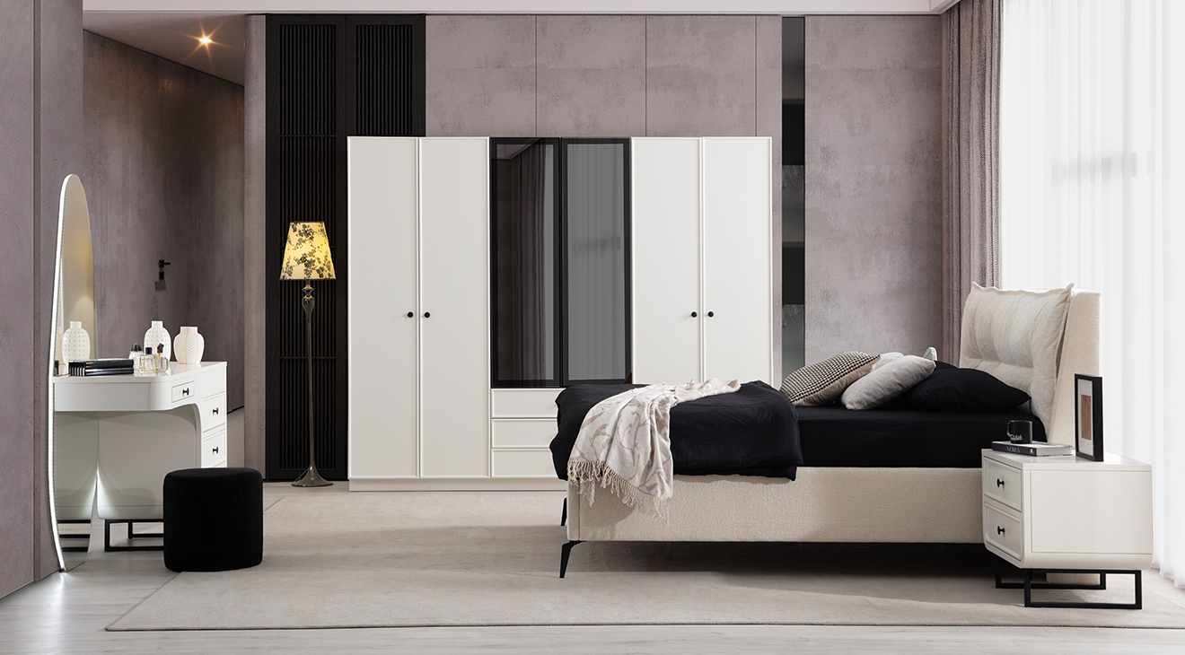 Lines 6 Kapaklı Yatak Odası Takımı Yatak Odası